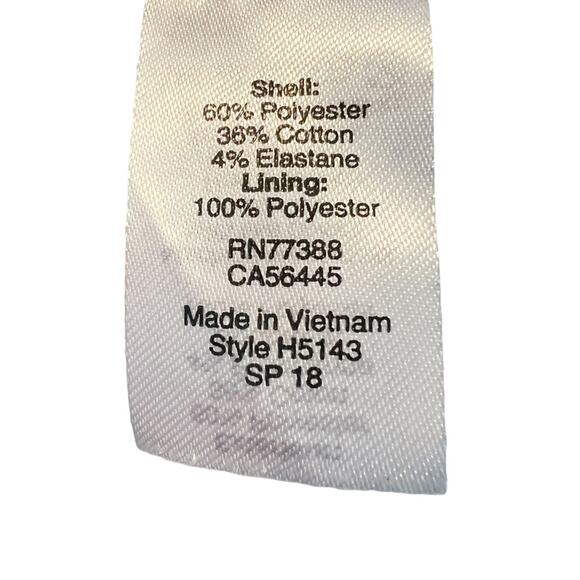 J Crew Mens 9" Flex Swim Shorts Size 36 Gray White Floral Tropical Drawstring‎ - Picture 6 of 8